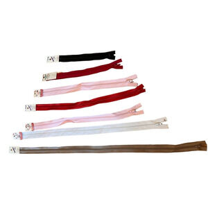 8 Vintage Zippers assortment of colors, 7”- 22” Various Colors & Brands